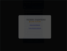 Tablet Screenshot of hobbymentors.com